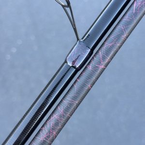 Metallic Red Holographic Air Carbon Guide Wrap Mesh